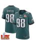 Jalen Carter #98 Philadelphia Eagles Super Bowl LIX Jersey – Men’s – Midnight Green