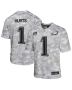 Jalen Hurts 1 Philadelphia Eagles 2024 Salute to Service Game YOUTH Jersey – Arctic Camo