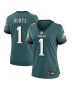 Jalen Hurts 1 Philadelphia Eagles Game Women Jersey – Midnight Green