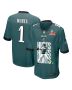Jalen Hurts 1 Philadelphia Eagles ‘Go Directly to Jalen’ Game Men Jersey – Midnight Green