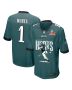 Jalen Hurts 1 Philadelphia Eagles ‘Hurtin’ For a Title’ Game Men Jersey – Midnight Green