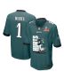 Jalen Hurts 1 Philadelphia Eagles ‘Hurts So Good’ Game Men Jersey – Midnight Green