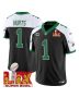 Jalen Hurts 1 Philadelphia Eagles Kelly Green Super Bowl Champions LIX Patch Vapor Limited Jersey – Black Alternate