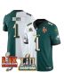 Jalen Hurts 1 Philadelphia Eagles LII-LIX Super Bowl Champions Vapor Limited Gold Jersey – Split