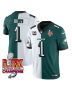 Jalen Hurts 1 Philadelphia Eagles Super Bowl LIX Champions Gold Vapor Limited Jersey – Split
