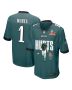 Jalen Hurts 1 Philadelphia Eagles ‘The Hurts Locker’ Game Men Jersey – Midnight Green