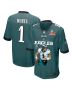 Jalen Hurts 1 Philadelphia Eagles ‘The Hurtsbreakers’ Game Men Jersey – Midnight Green