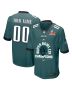 Jalen Hurts Philadelphia Eagles Super Bowl LIX Champions Game Men Jersey – Midnight Green