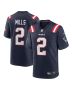 Jalen Mills 2 New England Patriots Men Game Jersey – Navy