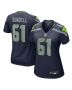 Jalen Sundell 61 Seattle Seahawks Women’s Team Game Jersey – College Navy