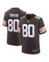 Jamari Thrash 80 Cleveland Browns Team Game Men Jersey – Brown