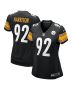James Harrison 92 Pittsburgh Steelers Women Retired Game Jersey – Black