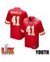 James Winchester #41 Kansas City Chiefs Super Bowl LIX YOUTH Jersey – Red