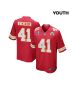 James Winchester 41 Kansas City Chiefs Super Bowl LVIII Patch Game YOUTH Jersey – Red