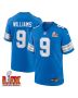 Jameson Williams #9 Detroit Lions Super Bowl LIX Jersey – Men’s – Blue