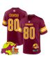 Jamison Crowder 80 Washington Commanders Super Bowl LIX New Orleans Patch Game Men Jersey – Burgundy