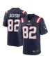 JaQuae Jackson 82 New England Patriots Game Men Jersey – Navy