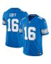 Jared Goff 16 Detroit Lions Vapor F.U.S.E. Limited Jersey – Blue, Men
