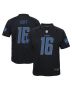 Jared Goff 16 Detroit Lions YOUTH Fashion Game Jersey – Black