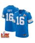 Jared Goff #16 Detroit Lions Super Bowl LIX Jersey – Men’s – Blue