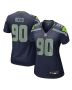 Jarran Reed 90 Seattle Seahawks Women’s Team Game Jersey – College Navy