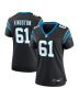 Jarrett Kingston 61 Carolina Panthers Women’s Game Jersey – Black
