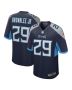 Jarvis Brownlee Jr. 29 Tennessee Titans Game Men Jersey – Navy