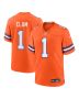 Jason Elam 1 Denver Broncos Mile High Collection 1977 Throwback Retired Player Game Men Jersey – Orange