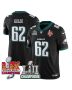 Jason Kelce 62 Philadelphia Eagles LII-LIX Super Bowl Champions Vapor Limited Jersey – Black