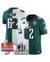 Jason Kelce 62 Philadelphia Eagles LII-LIX Super Bowl Champions Vapor Limited Jersey – Split
