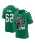 Jason Kelce 62 Philadelphia Eagles The Fat Bat Alternate Game Men Jersey – Kelly Green
