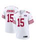 Jauan Jennings 15 San Francisco 49ers Super Bowl LVIII Patch Game Men Jersey – White