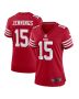 Jauan Jennings 15 San Francisco 49ers Women Game Jersey – Scarlet