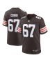 Javion Cohen 67 Cleveland Browns Team Game Men Jersey – Brown