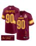 Javontae Jean-Baptiste 90 Washington Commanders Super Bowl LIX Champions Patch ‘New Orleans – The Ultimate Showdown’ EMBROIDERED Game Men Jersey – Burgundy