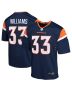 Javonte Williams 33 Denver Broncos Alternate Game YOUTH Jersey – Navy