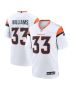 Javonte Williams 33 Denver Broncos Game Men Jersey – White