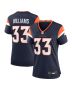 Javonte Williams 33 Denver Broncos Women Alternate Game Jersey – Navy