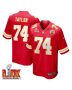 Jawaan Taylor #74 Kansas City Chiefs Super Bowl LIX Jersey – Men’s – Red