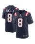 Ja’Whaun Bentley 8 New England Patriots Men Game Jersey – Navy