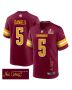Jayden Daniels 5 Washington Commanders Super Bowl LIX ‘New Orleans – Where Passion Ignites’ EMBROIDERED Game Men Jersey – Burgundy
