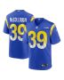 Jaylen McCollough 39 Los Angeles Rams Game Men Jersey – Royal
