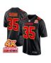 Jaylen Watson 35 Kansas City Chiefs Super Bowl LVIII Champions 4X Fashion Game Men Jersey – Carbon Black