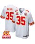 Jaylen Watson 35 Kansas City Chiefs Super Bowl LVIII Champions 4X Game Men Jersey – White