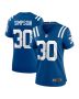 Jaylin Simpson 30 Indianapolis Colts Women’s Game Jersey – Royal
