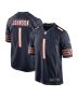 Jaylon Johnson 1 Chicago Bears Game Men Jersey – Navy