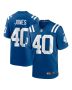 Jaylon Jones 40 Indianapolis Colts Game Men Jersey – Royal