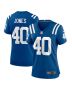 Jaylon Jones 40 Indianapolis Colts Women’s Game Jersey – Royal