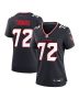 Jaylon Thomas 72 Houston Texans Women’s Team Game Jersey – Navy