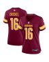 Jeff Driskel 16 Washington Commanders Women’s Game Jersey – Burgundy